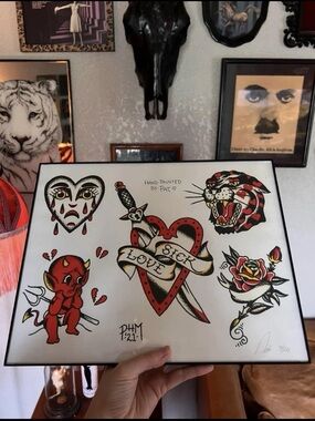 Tattoo Flash By Patrick Miranda Of Movements 2021 Limited 7/20